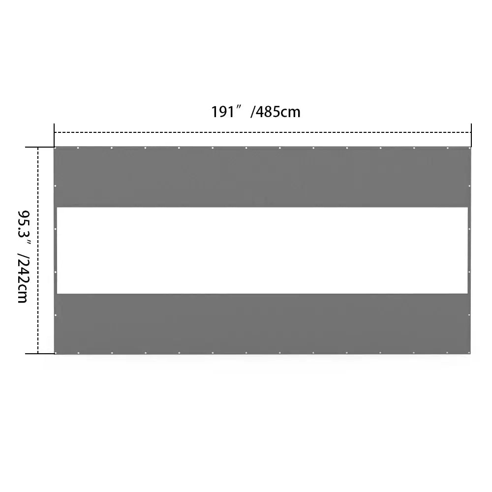 Domi Outdoor Living Outdoor Curtains#Size_16'W×8'H
