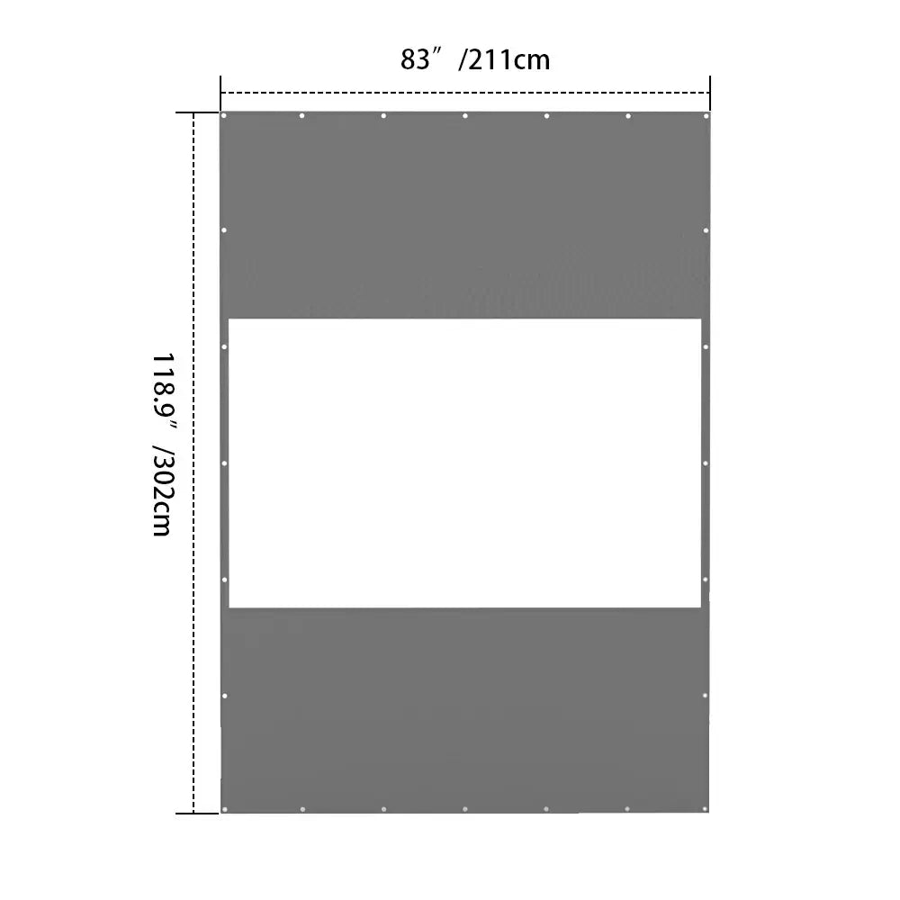 Domi Outdoor Living Outdoor Curtains#Size_7'W×10'H