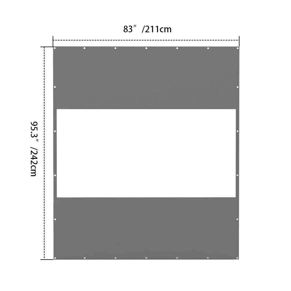 Domi Outdoor Living Outdoor Curtains#Size_7'W×8'H