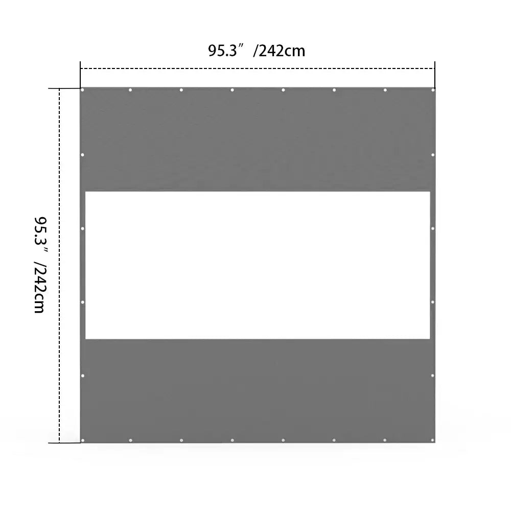 Domi Outdoor Living Outdoor Curtains#Size_8'W×8'H