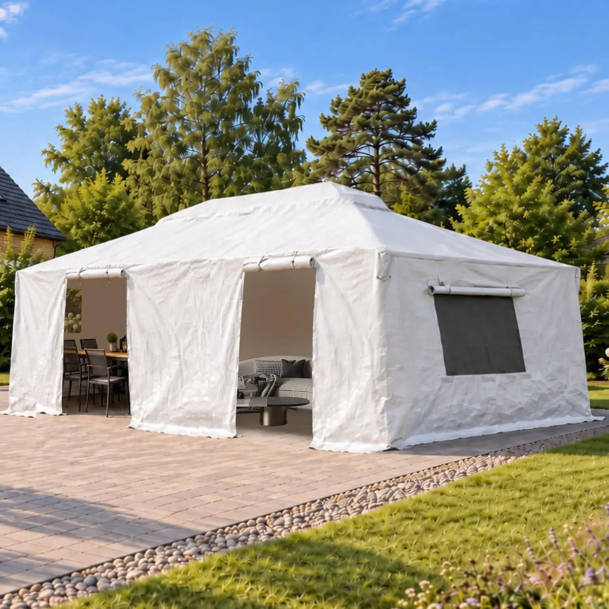hardtop gazebo#size_14'x22'