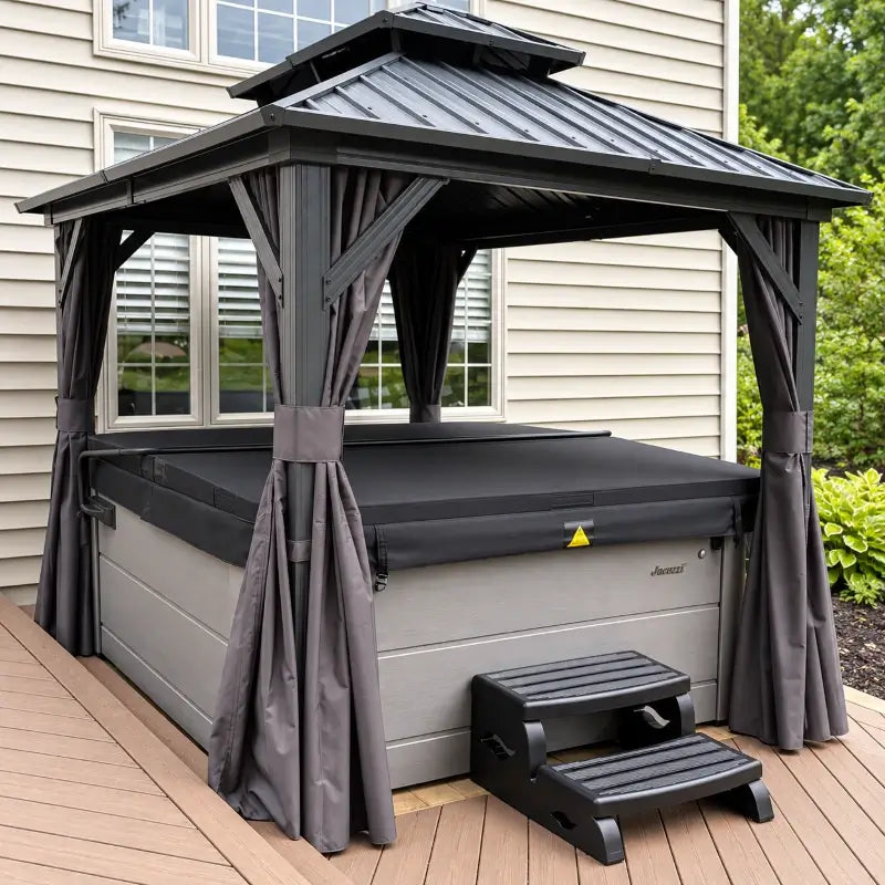 Domi outdoor living Hardtop gazebo#size_8'x8'