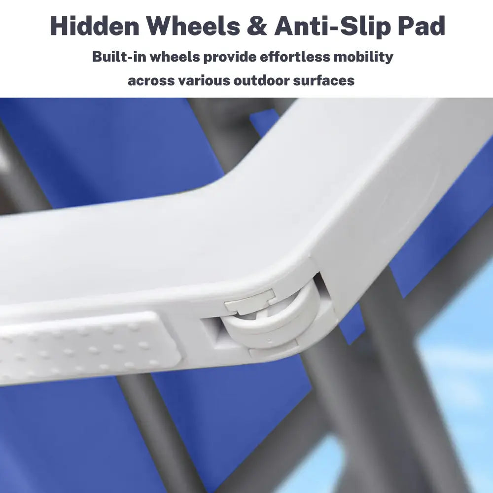 Armless Outdoor Chaise Lounge