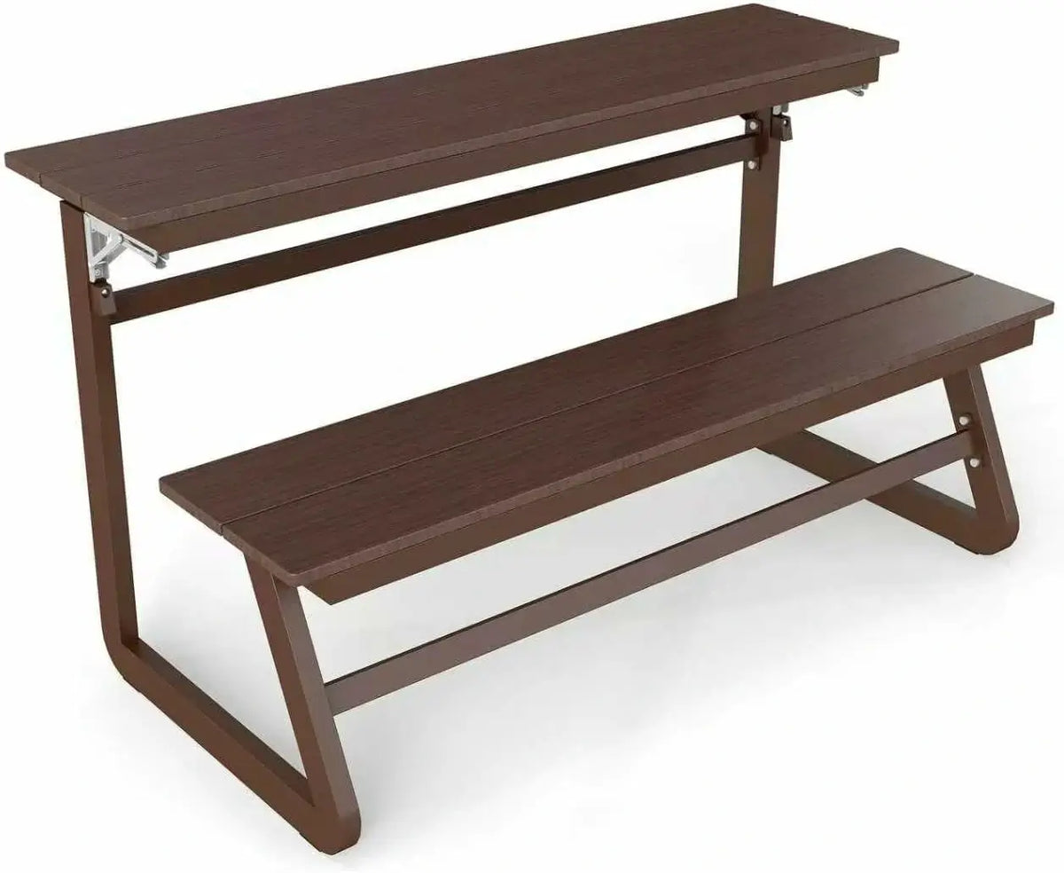 domi convertible bench table#Color_dark brown
