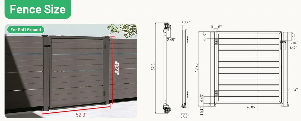 domi hdpe outdoor privacy screen #Color_gray