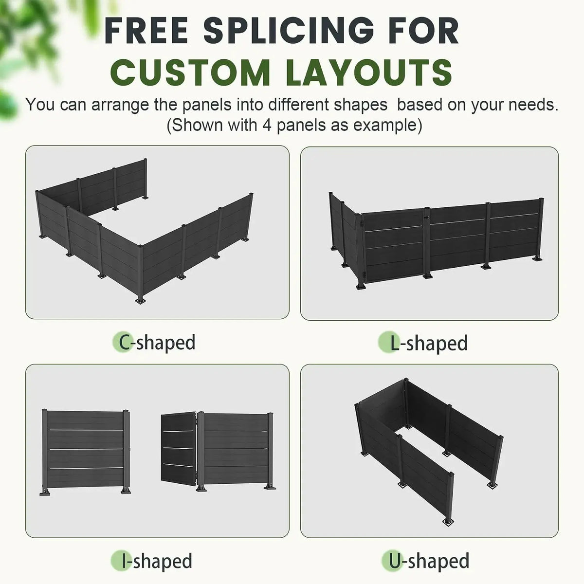 domi hdpe outdoor privacy screen #Color_gray