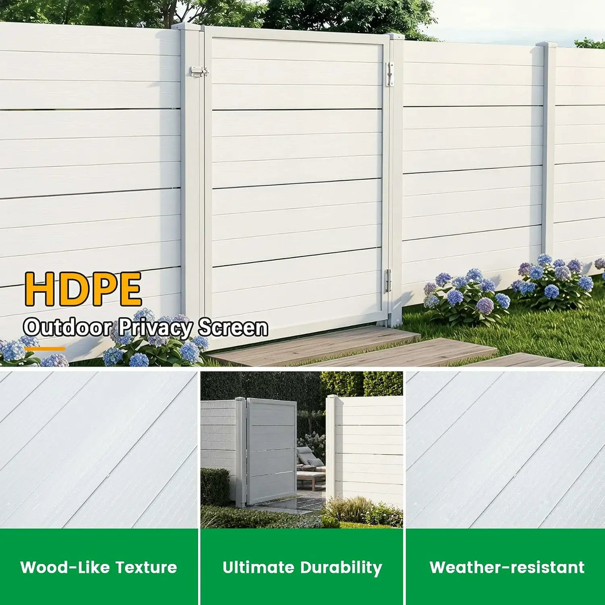 domi hdpe outdoor privacy screen #Color_white