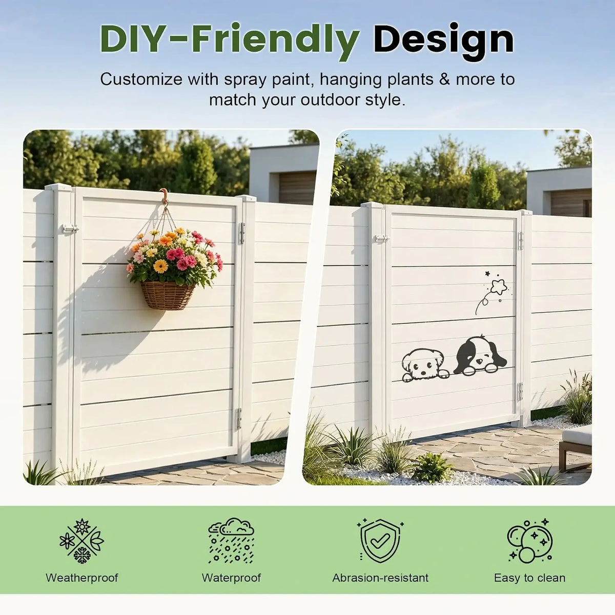 domi hdpe outdoor privacy screen #Color_white