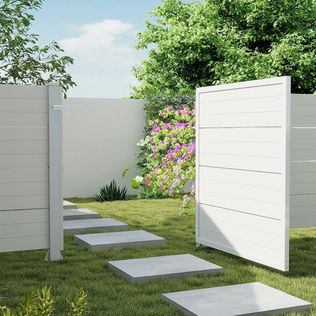 domi hdpe outdoor privacy screen #Color_white
