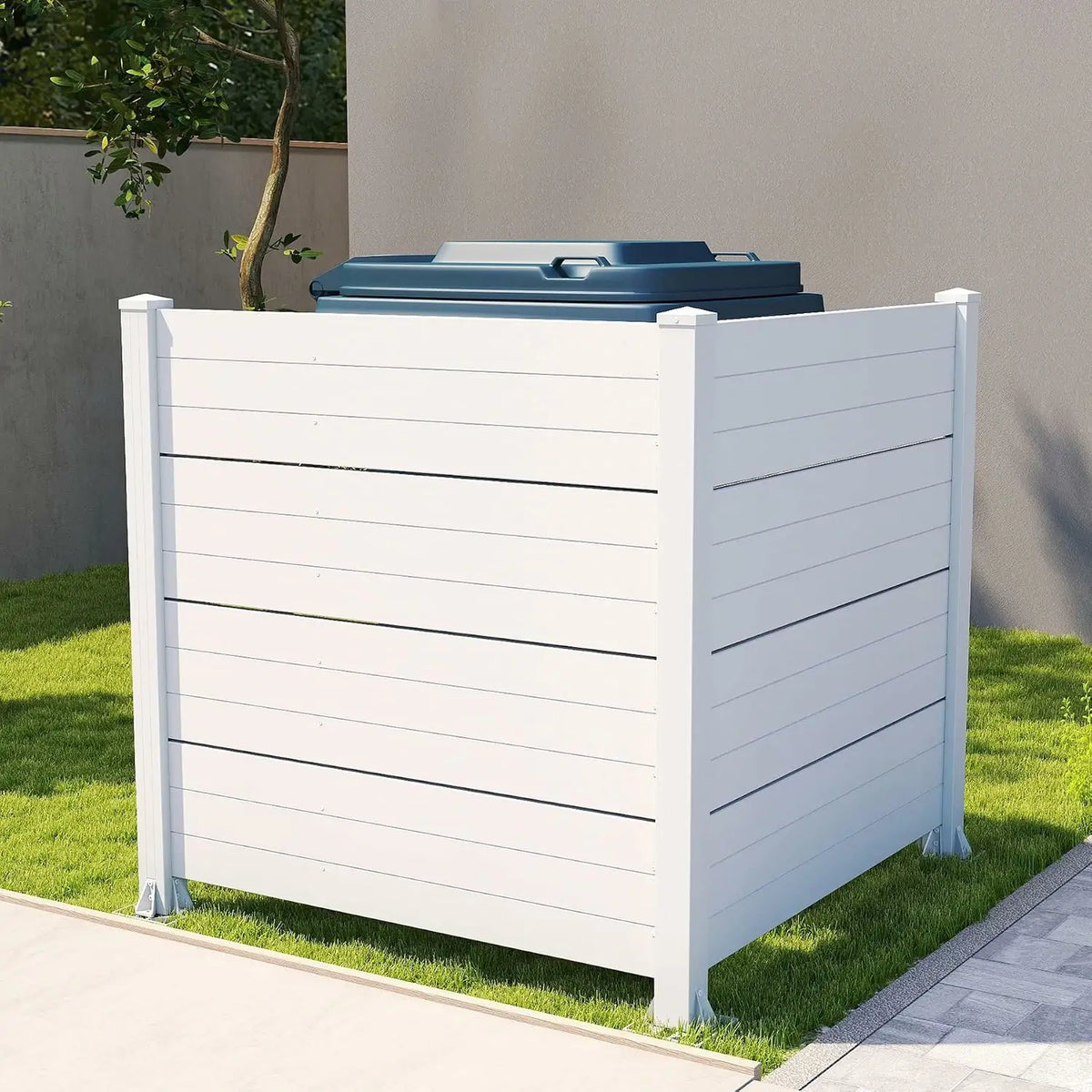 domi hdpe outdoor privacy screen #Color_white