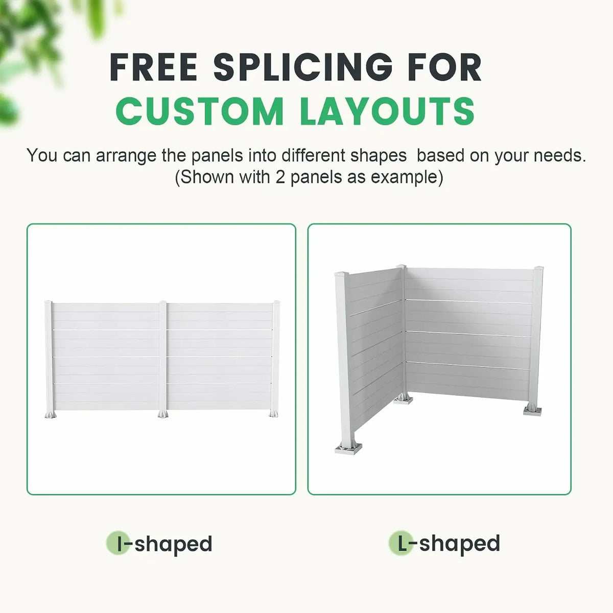 domi hdpe outdoor privacy screen #Color_white