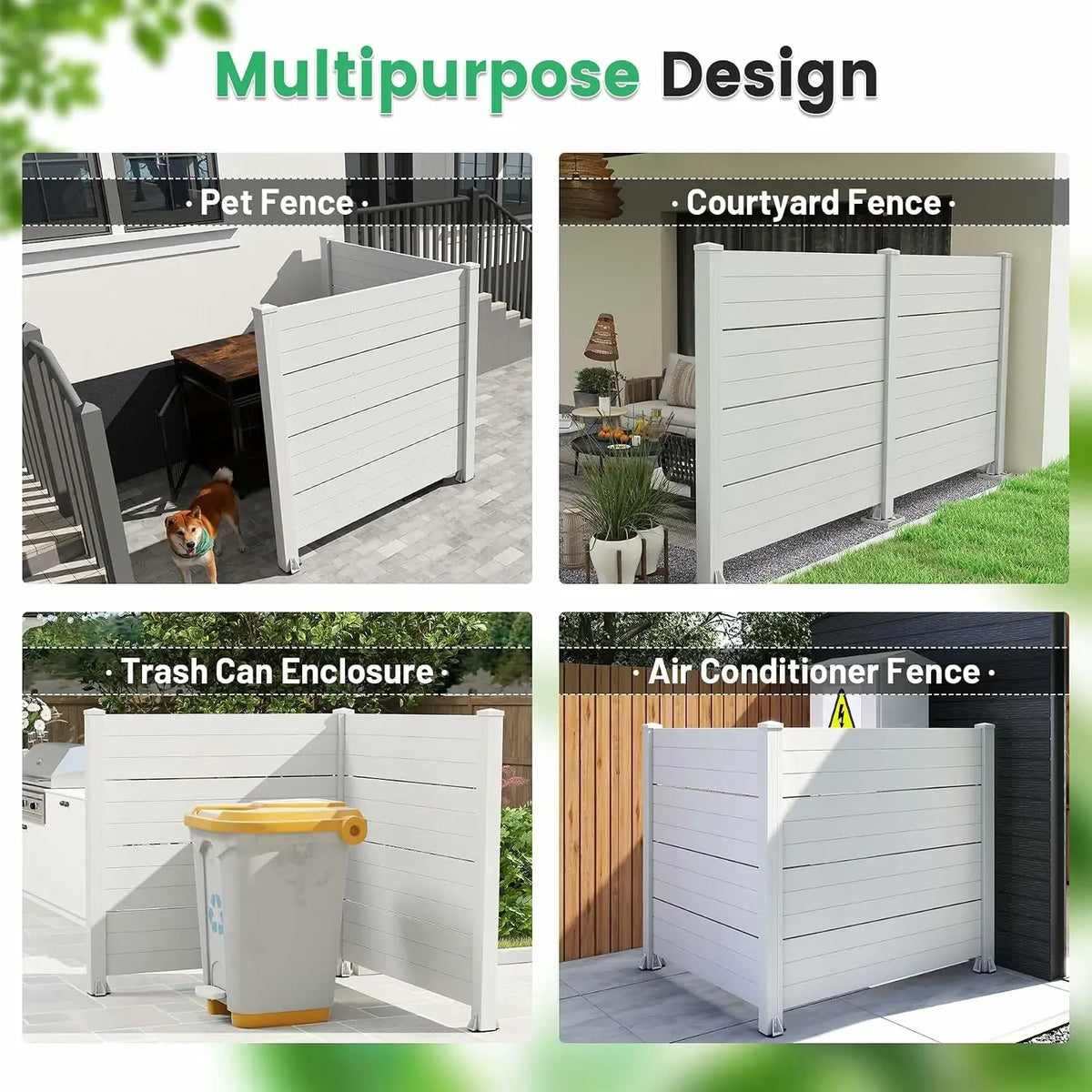 domi hdpe outdoor privacy screen #Color_white