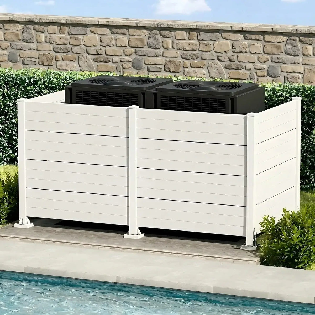 domi hdpe outdoor privacy screen #Color_white