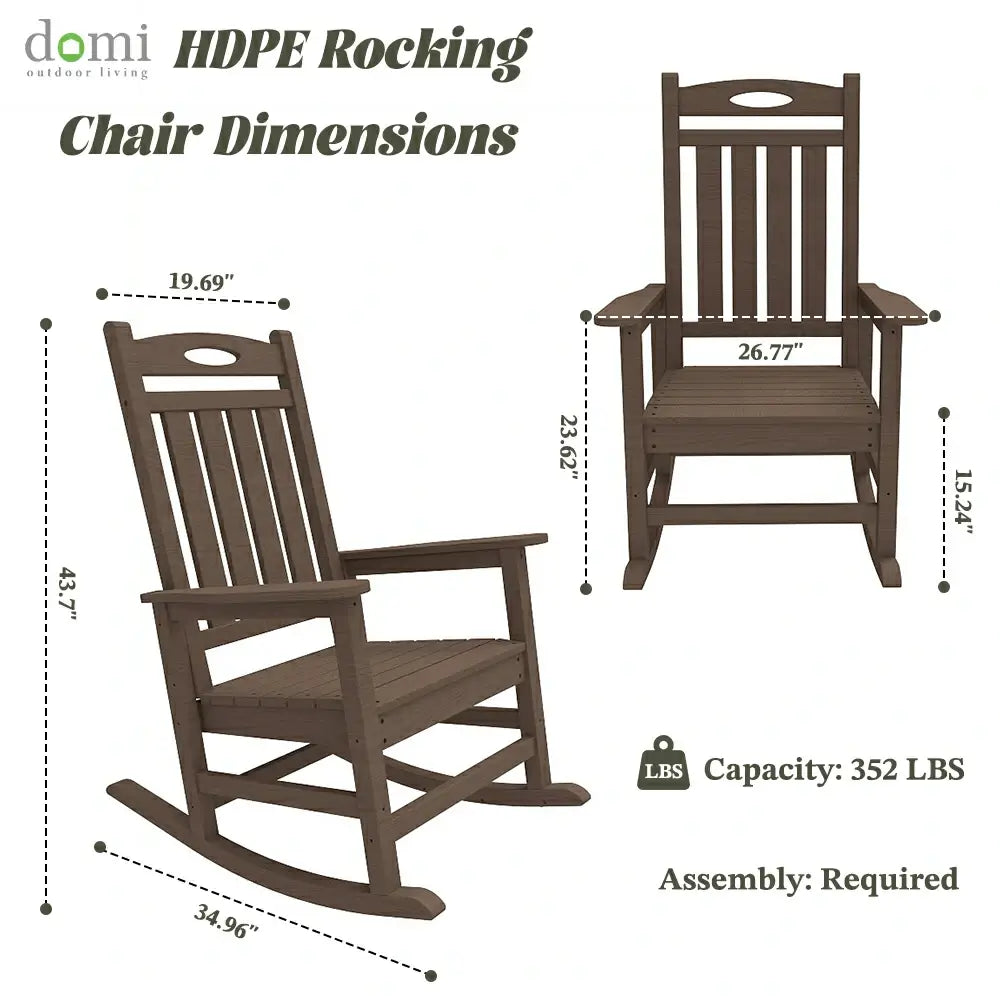 HDPE Classic Rocking Chairs