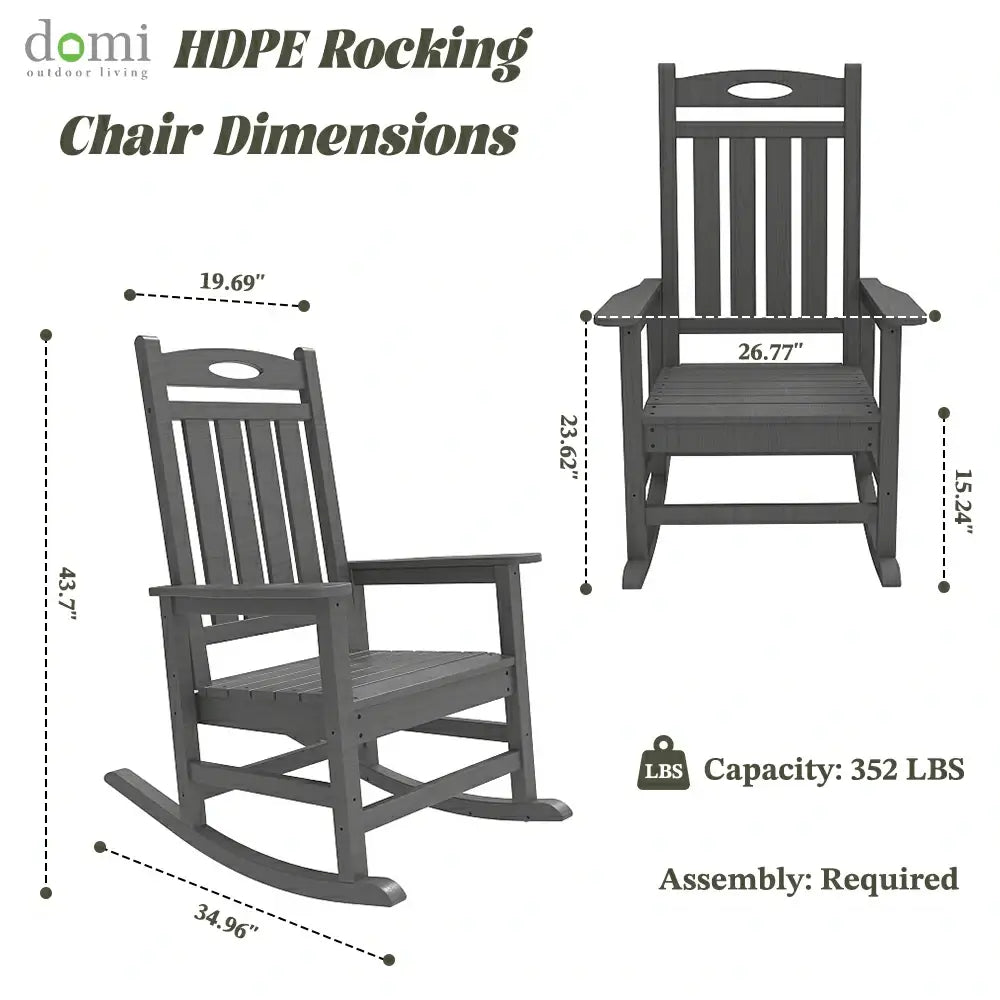 HDPE Classic Rocking Chairs
