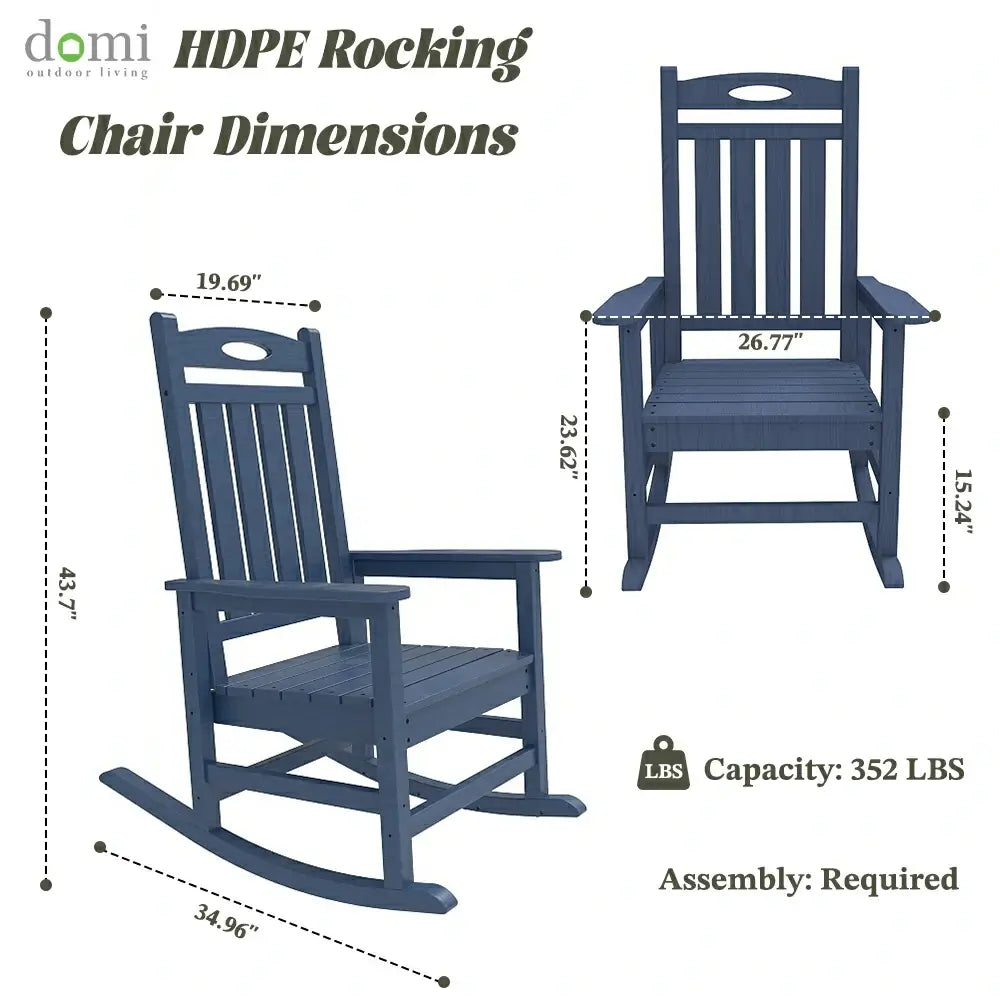 HDPE Classic Rocking Chairs