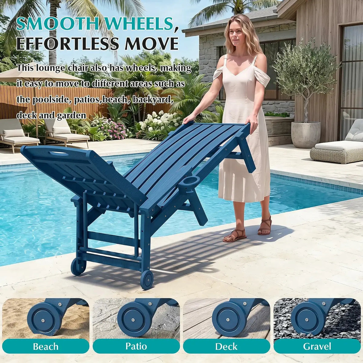 domi hdpe vertical slatted chaise lounge#Color_dark blue