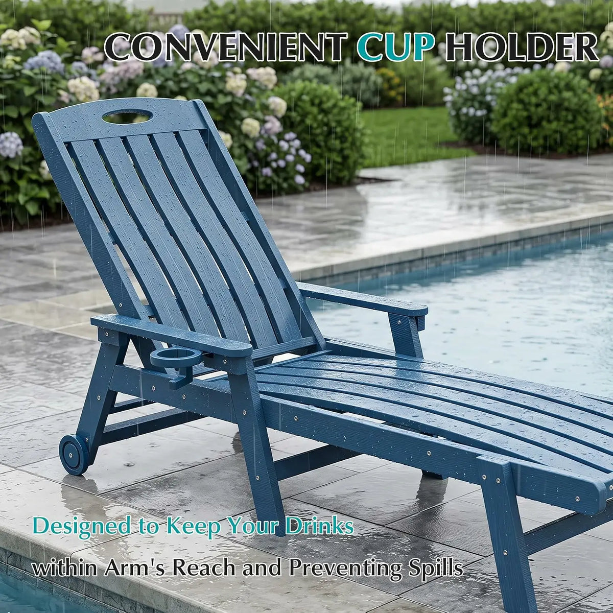 domi hdpe vertical slatted chaise lounge#Color_dark blue