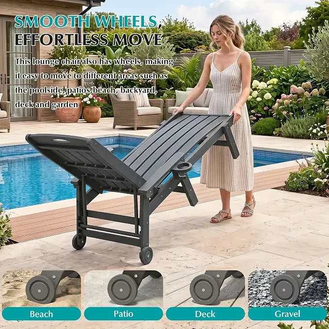 domi hdpe vertical slatted chaise lounge#Color_gray
