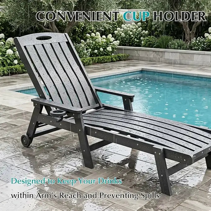 domi hdpe vertical slatted chaise lounge#Color_gray