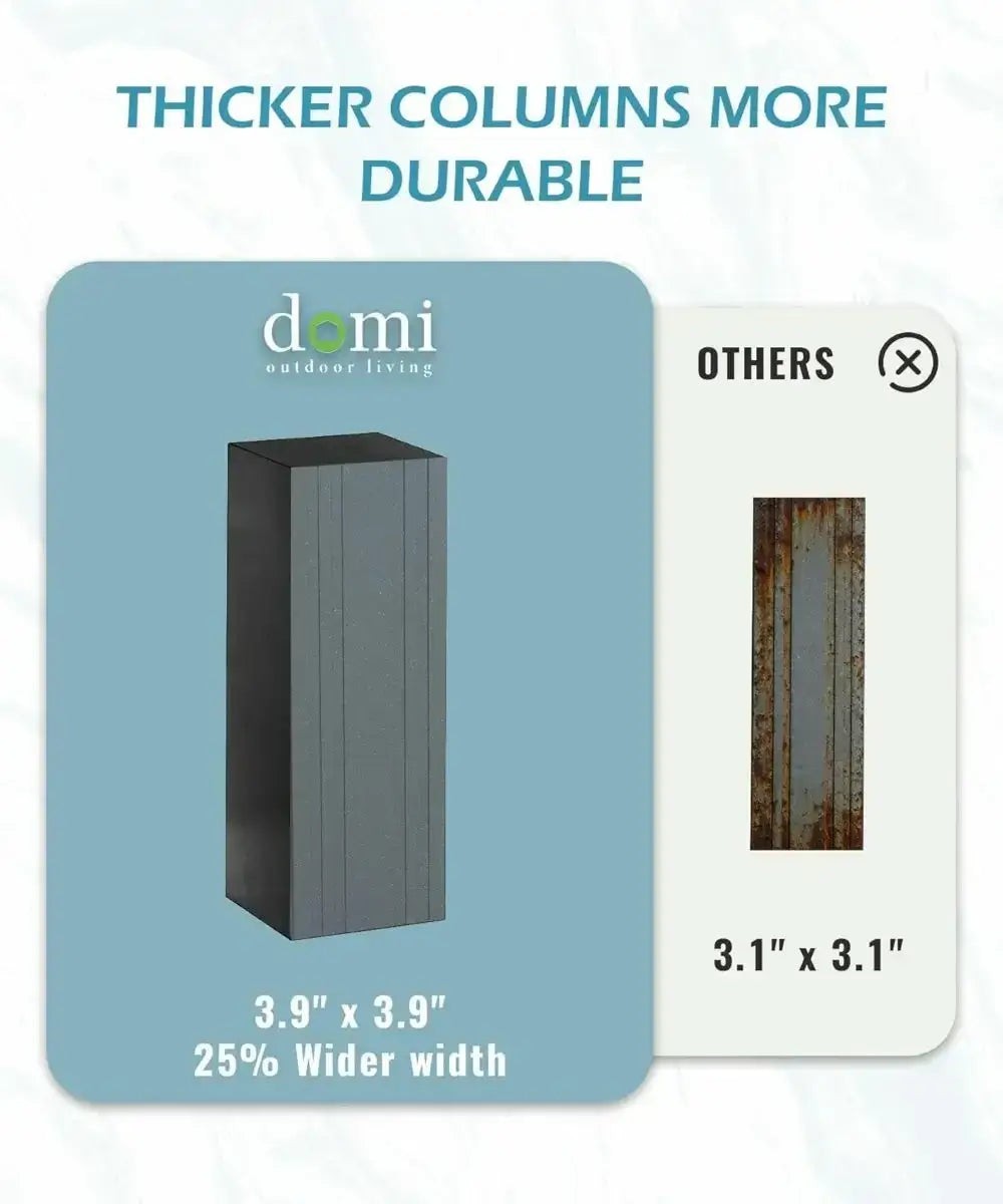 domi louvered pergola#size_10'x20'