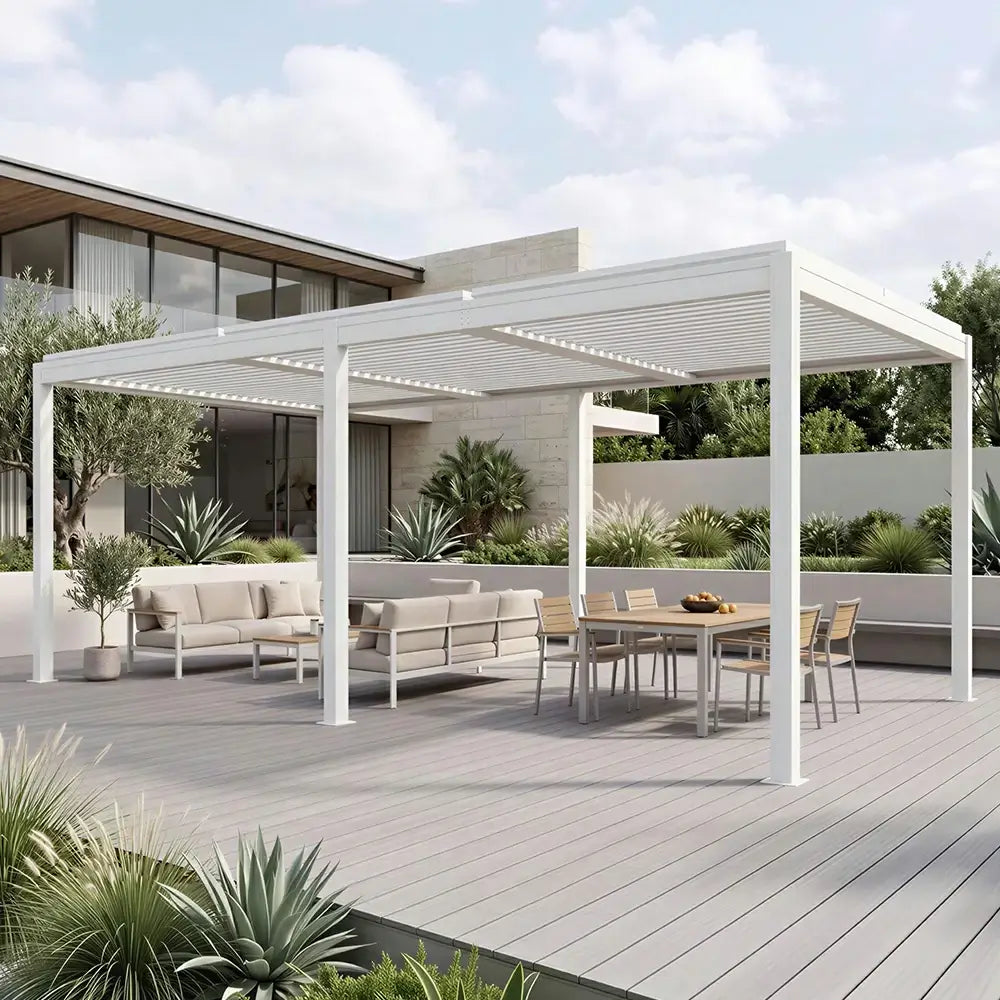 domi louvered pergola#size_14'x20'-New