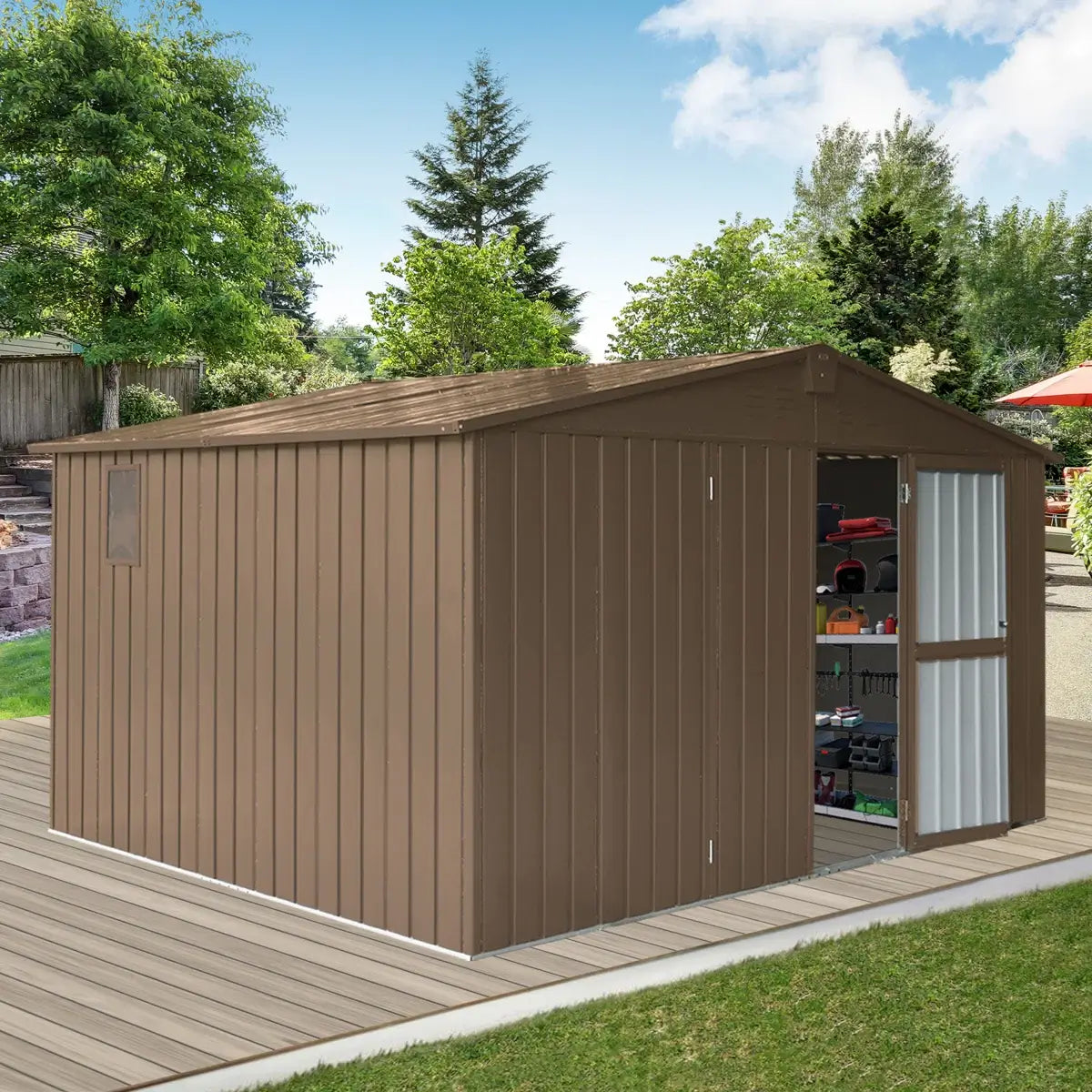 Domi Outdoor Living storage shed#size_11'x12.5'