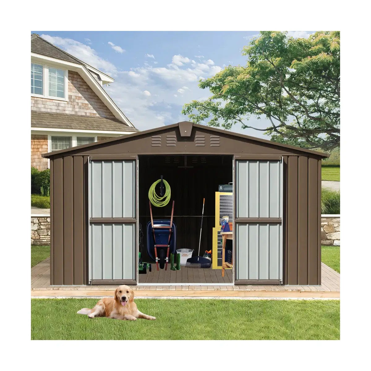 Domi Outdoor Living storage shed#size_11'x12.5'