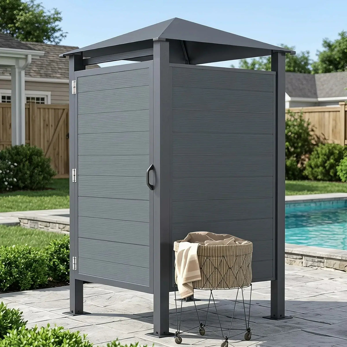 domi outdoor shower enclosure#Color_gray