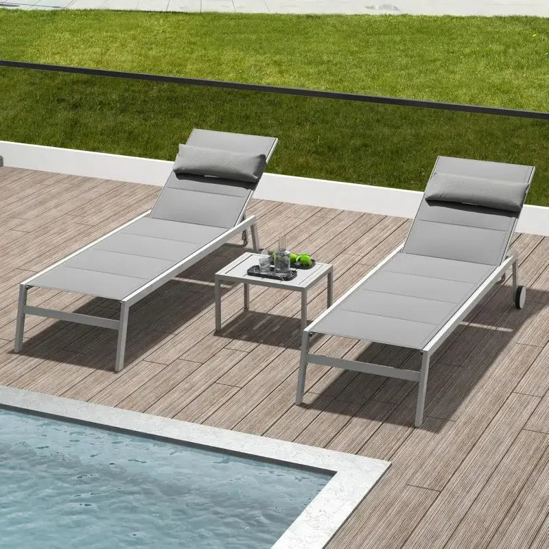 Domi Paded Chaise Lounge#Color_Gray