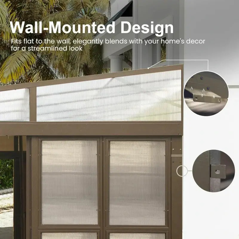domi wall mounted sunroom#size_12'x20'