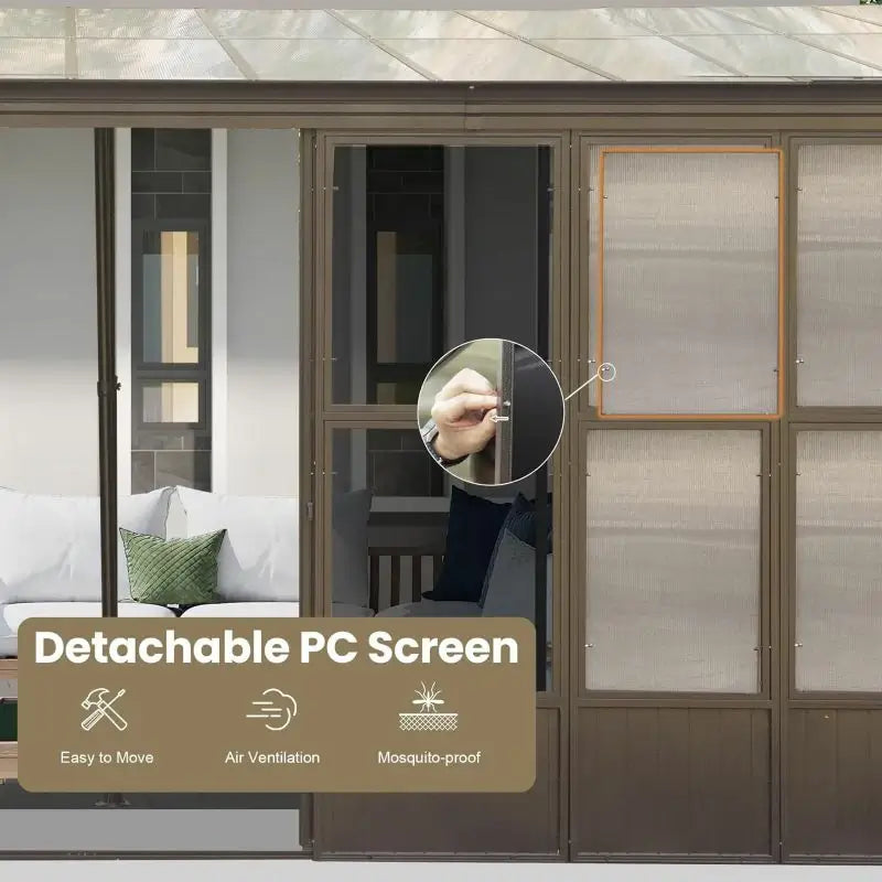 domi wall mounted sunroom#size_12'x20'