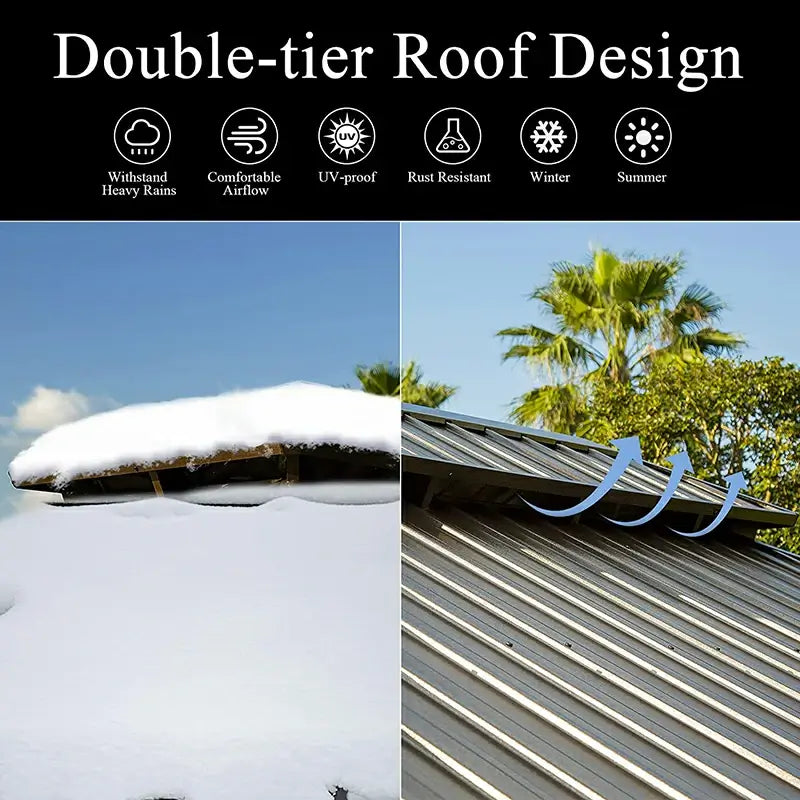 Domi Outdoor Living Hardtop Gazebo#size_10'x14'