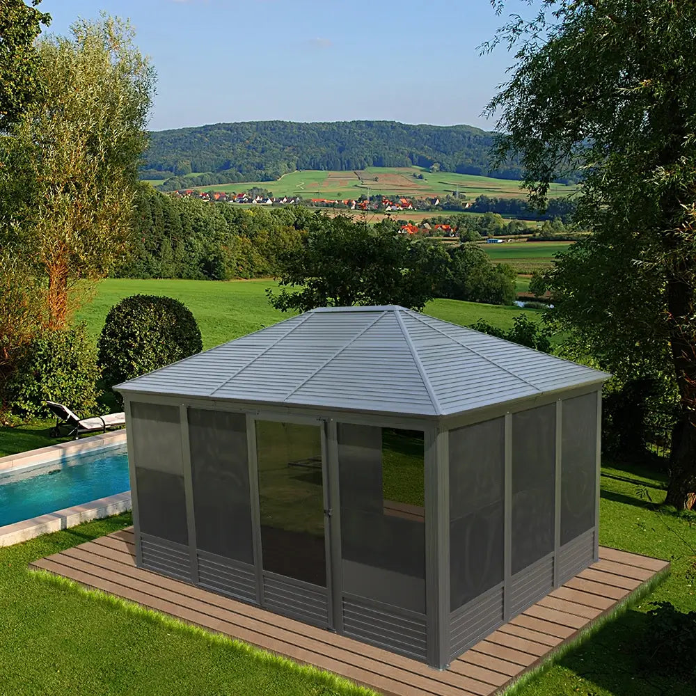 domi all season sunroom with double sliding doors#size_11.2'x14.6'