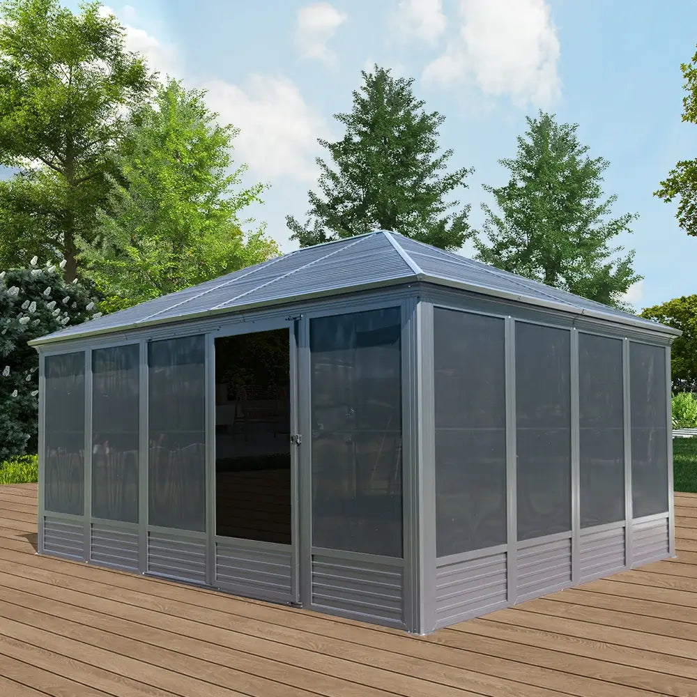 domi all season sunroom with double sliding doors#size_13'x16.5'