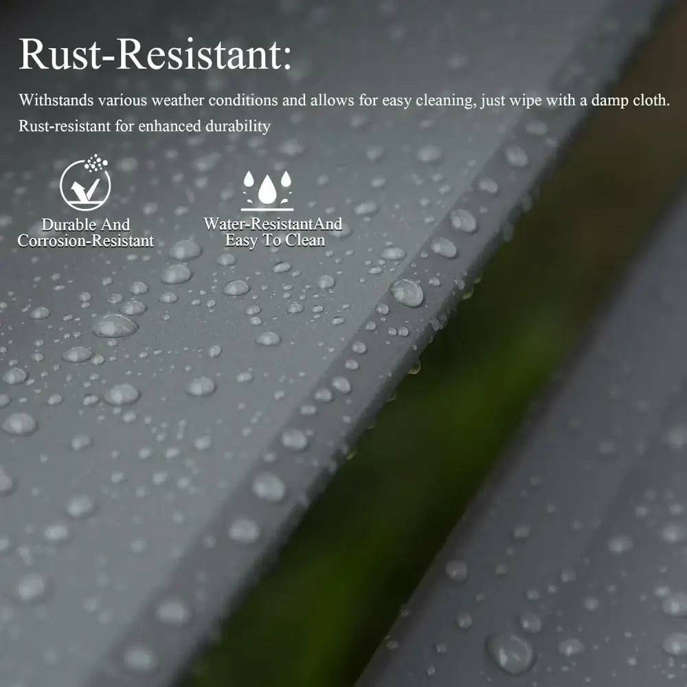 Domi Outdoor Living Louvered Pergola Screen#color_gray