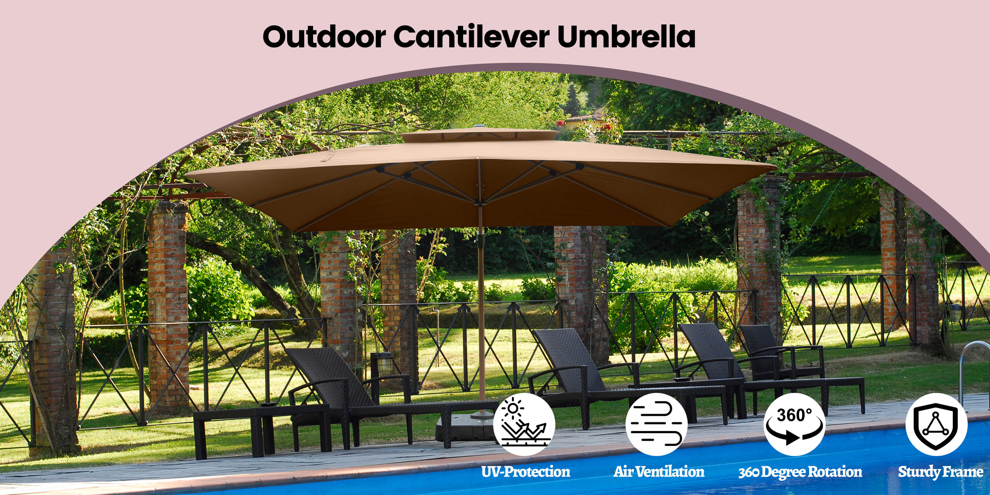 domi cantilever umbrella 
