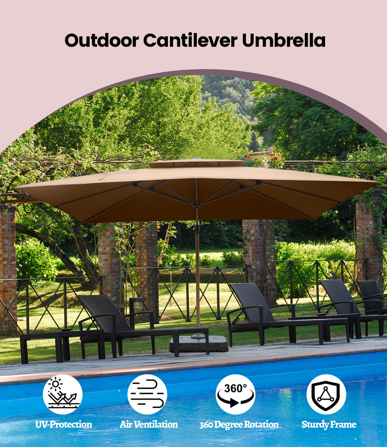 domi cantilever umbrella 