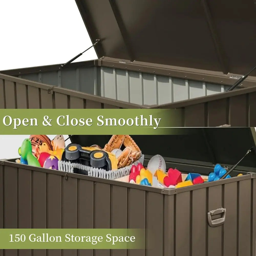 Domi Outdoor Living deck box#capacity_150 gallons