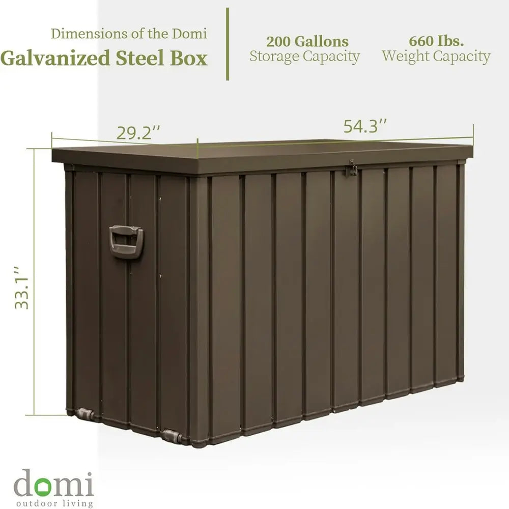 Domi Outdoor Living deck box#capacity_200 gallons