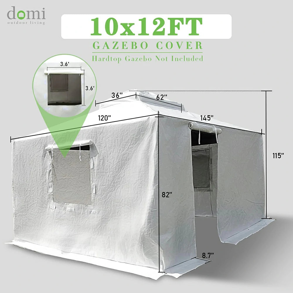 hardtop gazebo#size_10'x12'