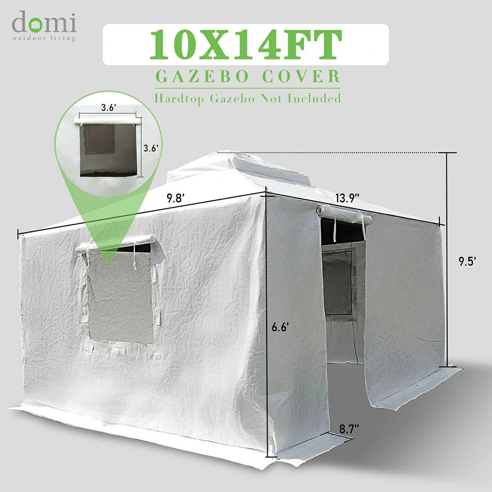 hardtop gazebo#size_10'x14'