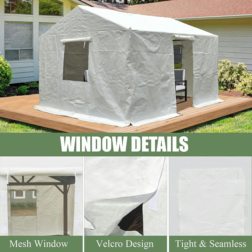 hardtop gazebo#size_12'x14'-Gable roof