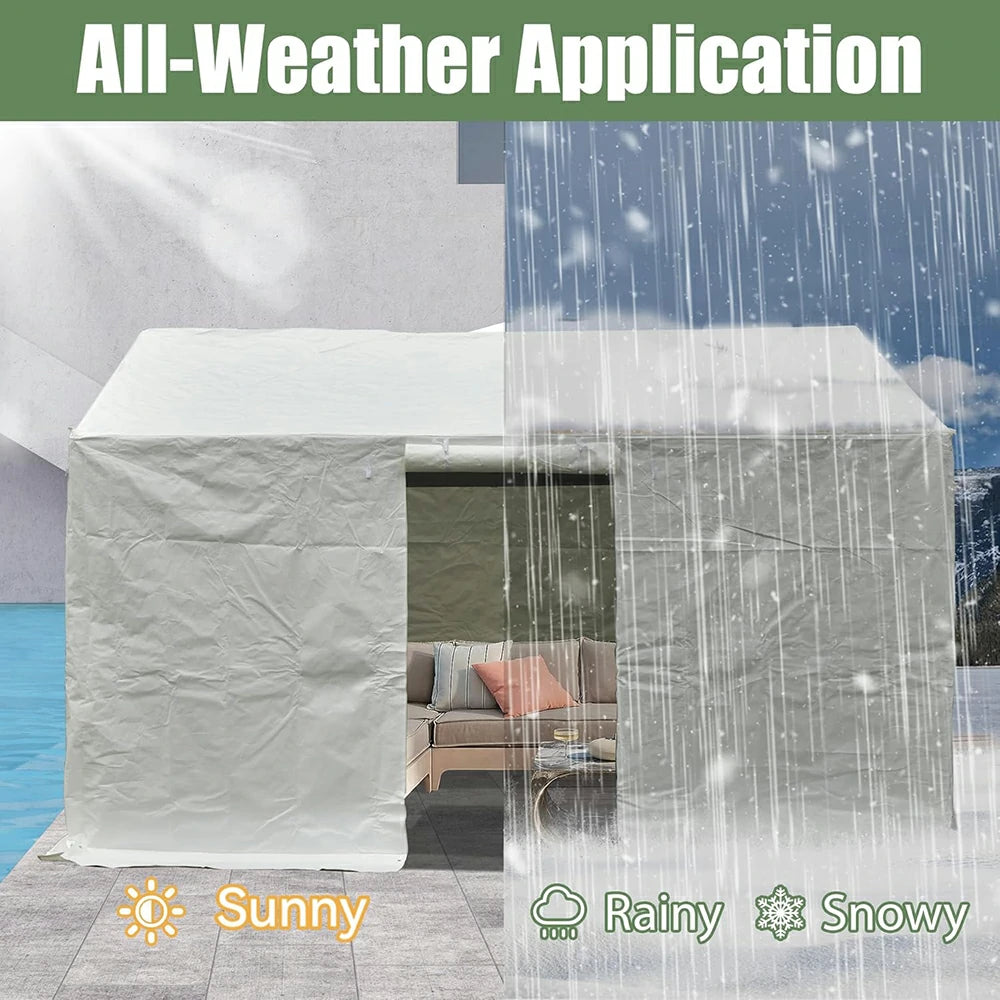 hardtop gazebo#size_12'x14'-Gable roof