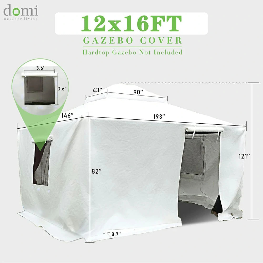 hardtop gazebo#size_12'x16'