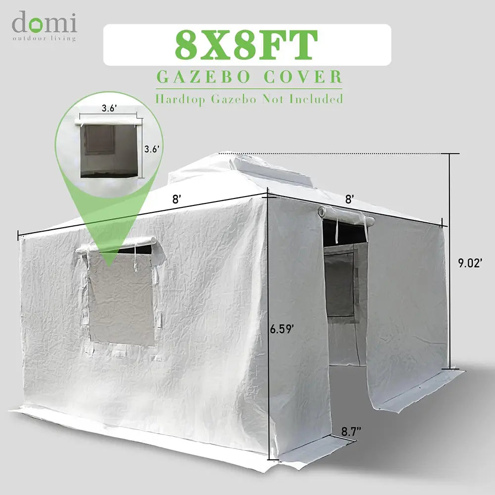 hardtop gazebo#size_8'x8'