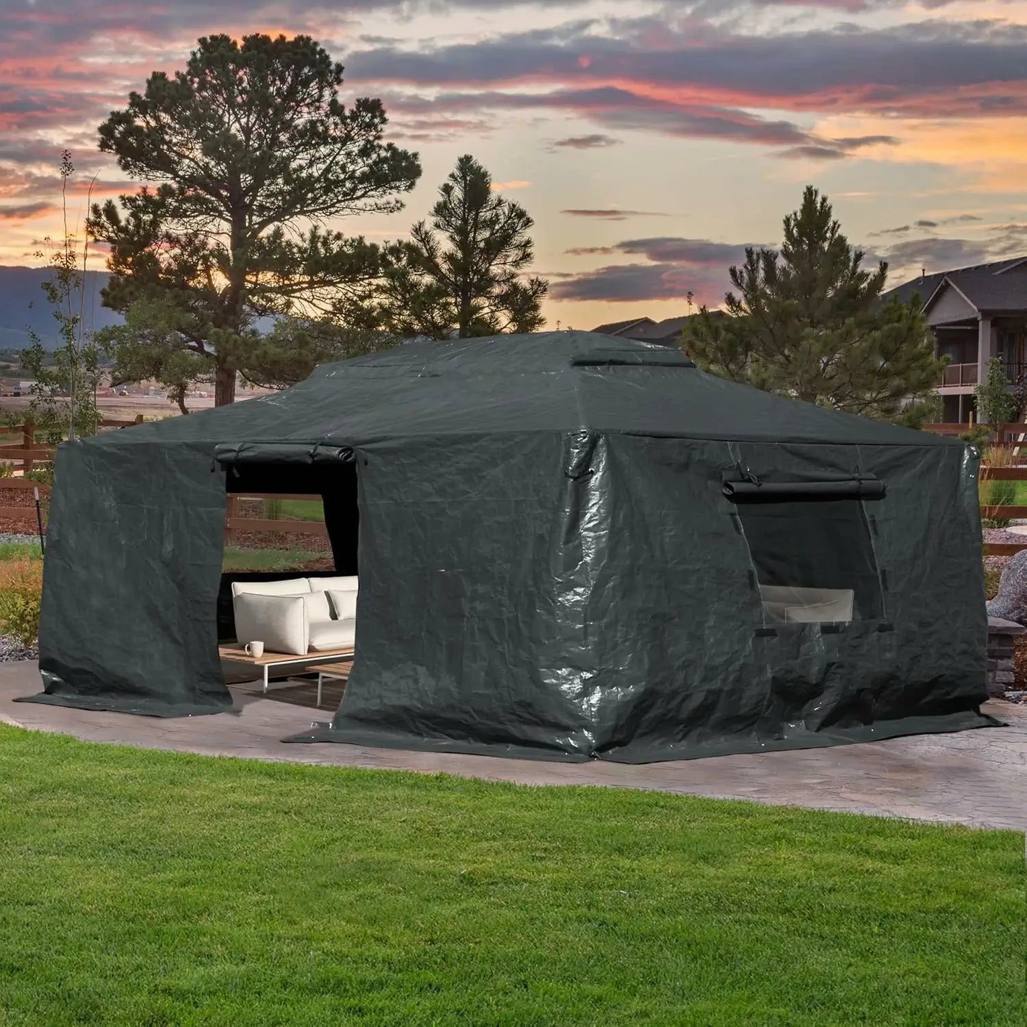 hardtop gazebo#size_14'x20'