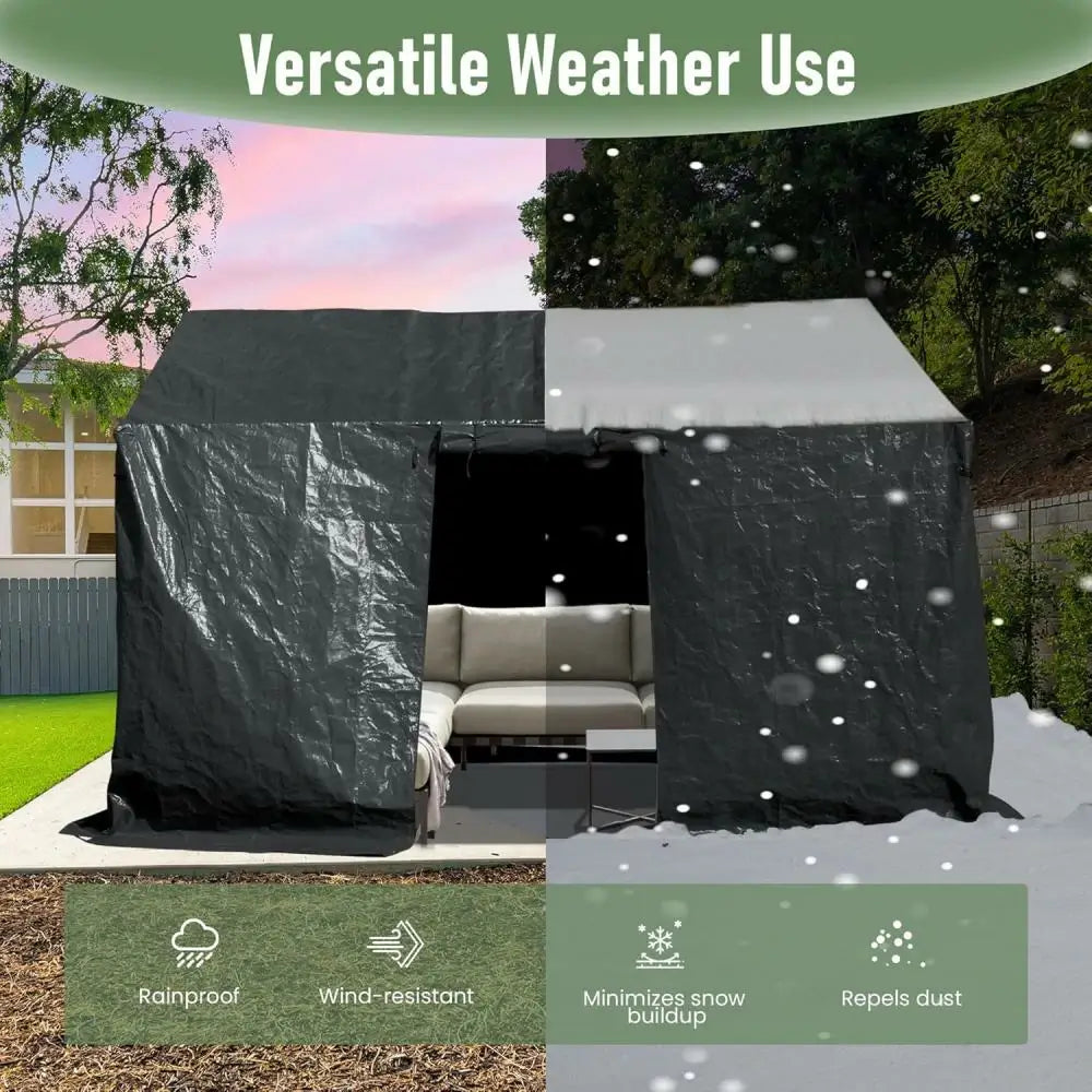 hardtop gazebo#size_12'x14'Gable roof