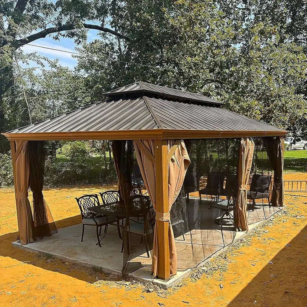 Domi Outdoor Living Hardtop Gazebo#size_14'x20'