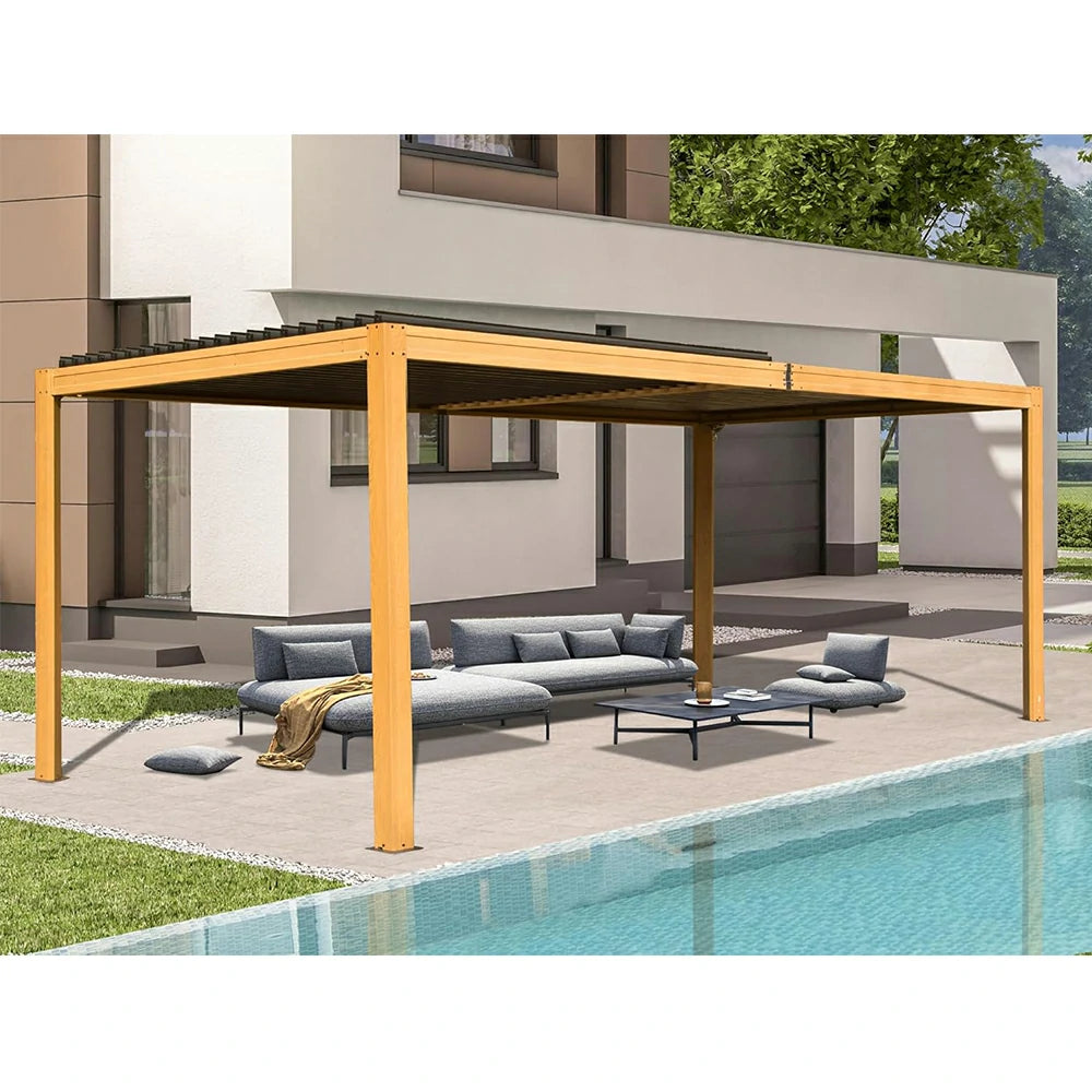 domi louvered pergola#size_10'x16'